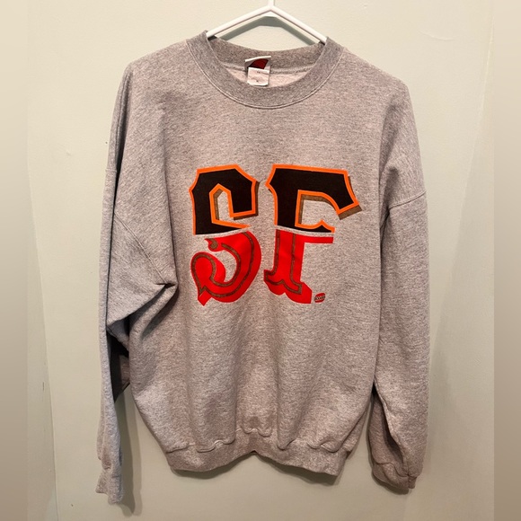 Booger Kids - Men’s XL - Grey Pullover Sweater - SF Logo - - Picture 8 of 12